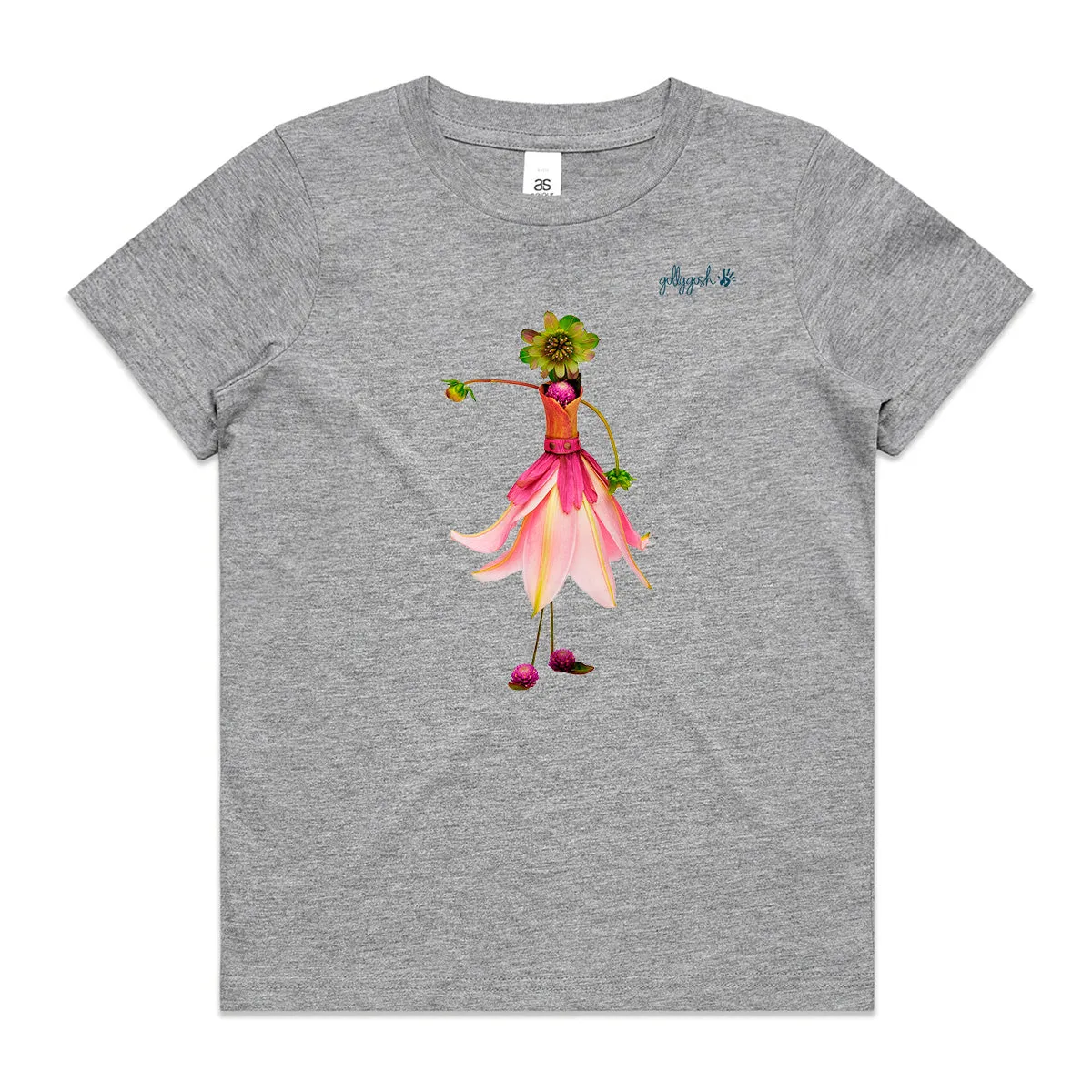 Pink Lily Ballerina - Kids Tee