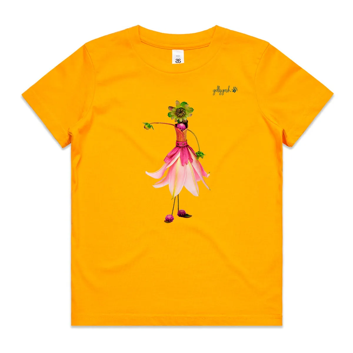 Pink Lily Ballerina - Kids Tee