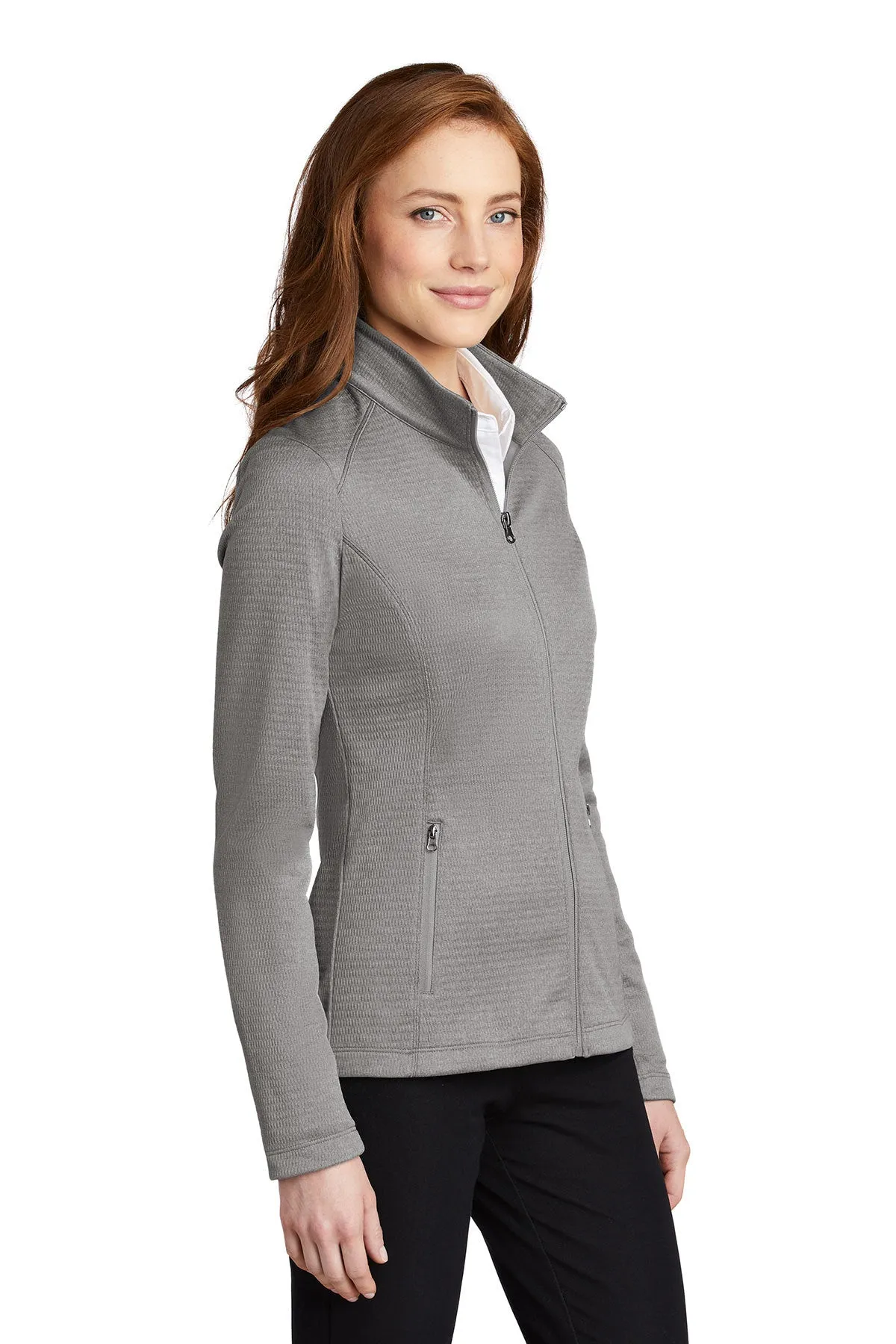 Port Authority L249 Women's Diamond Heather Fleece Jacket