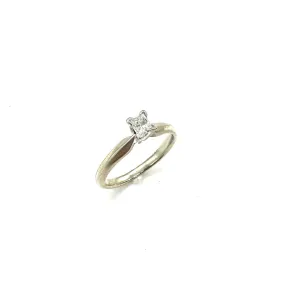 Princess Cut 30 PTW Diamond Ring