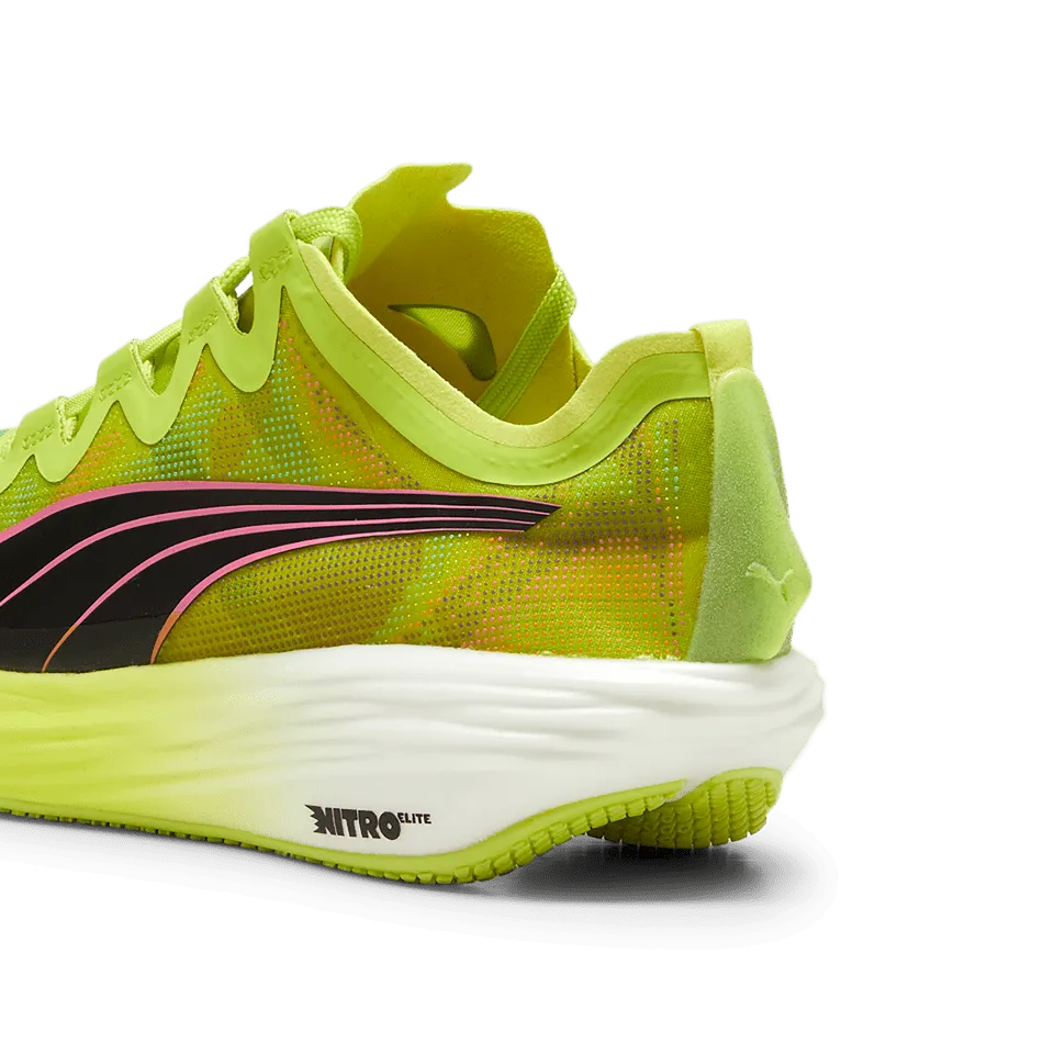 Puma Fast-FWD Nitro Elite Psychedelic Rush Women's  Running Shoes SS24 Lime Pow-Puma Black-Poison Pink