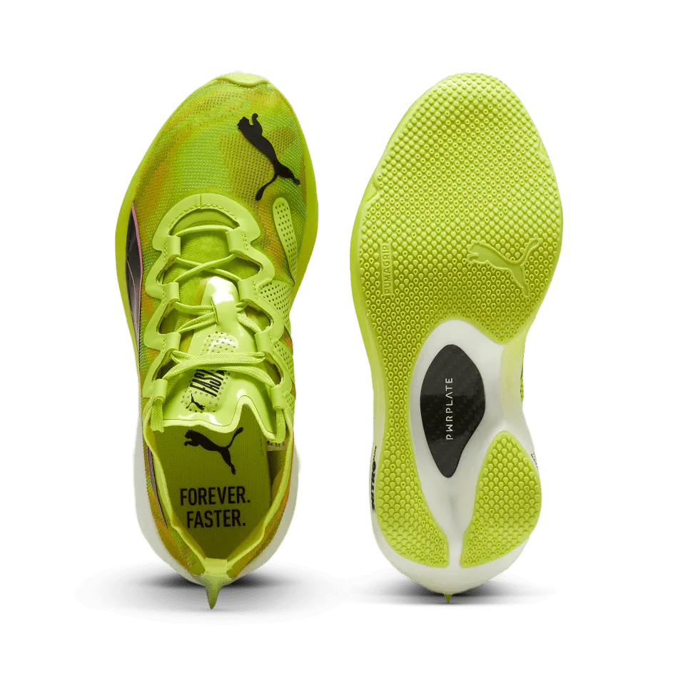 Puma Fast-FWD Nitro Elite Psychedelic Rush Women's  Running Shoes SS24 Lime Pow-Puma Black-Poison Pink