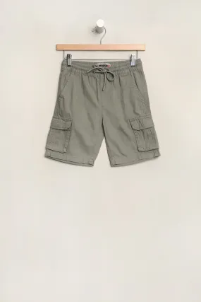 Short Cargo en Coton Ripstop Amnesia Junior