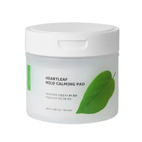 Skin2H Heartleaf Mild Calming 60 Pads Dry Daily Facial Skincare Barrier Moisture Hyaluronic acid Cosmetics