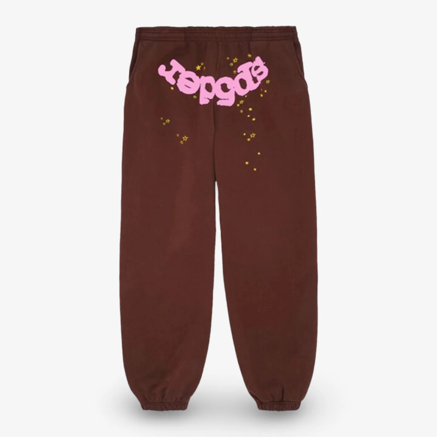 Sp5der 'OG Web' Sweatpants Brown / Pink FW22