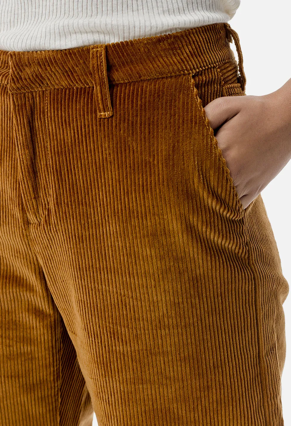 Suba Corduroy Pants / Gold