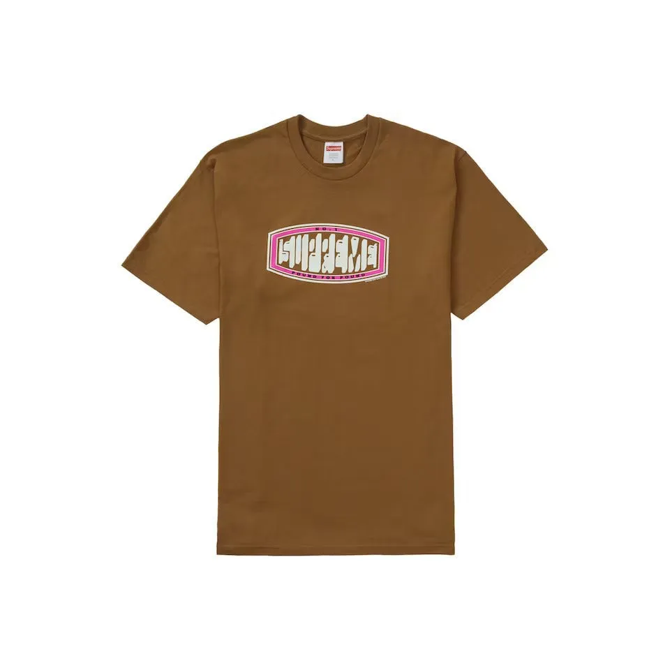 Supreme Pound Tee Brown