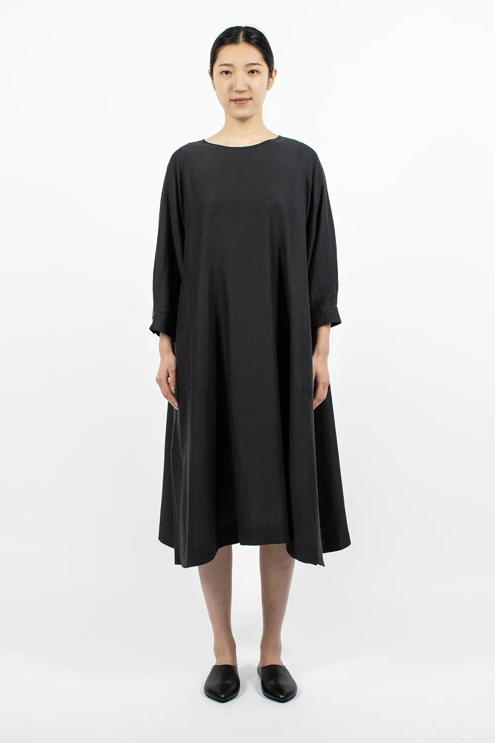 The Baker Dress Charcoal