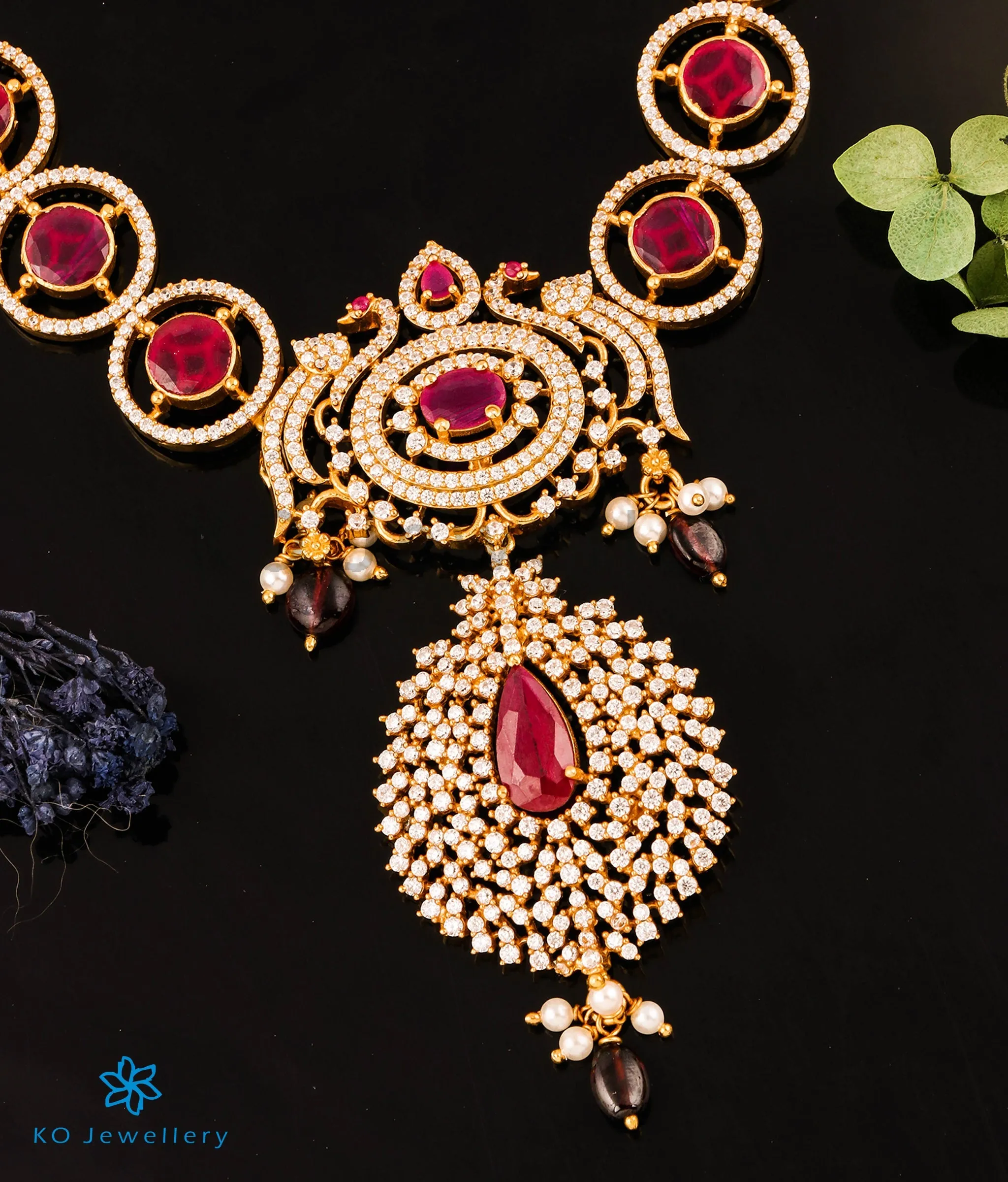 The Jatasya Silver Necklace & Earrings