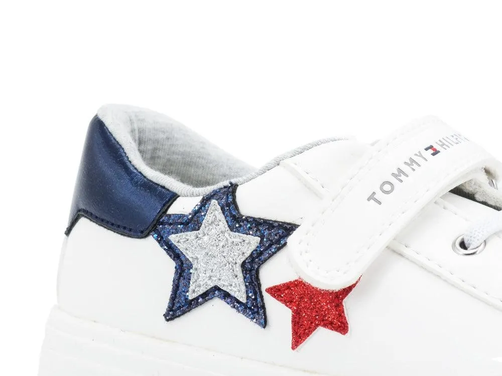 TOMMY HILFIGER Sneaker White Blue Red T1A4-30611