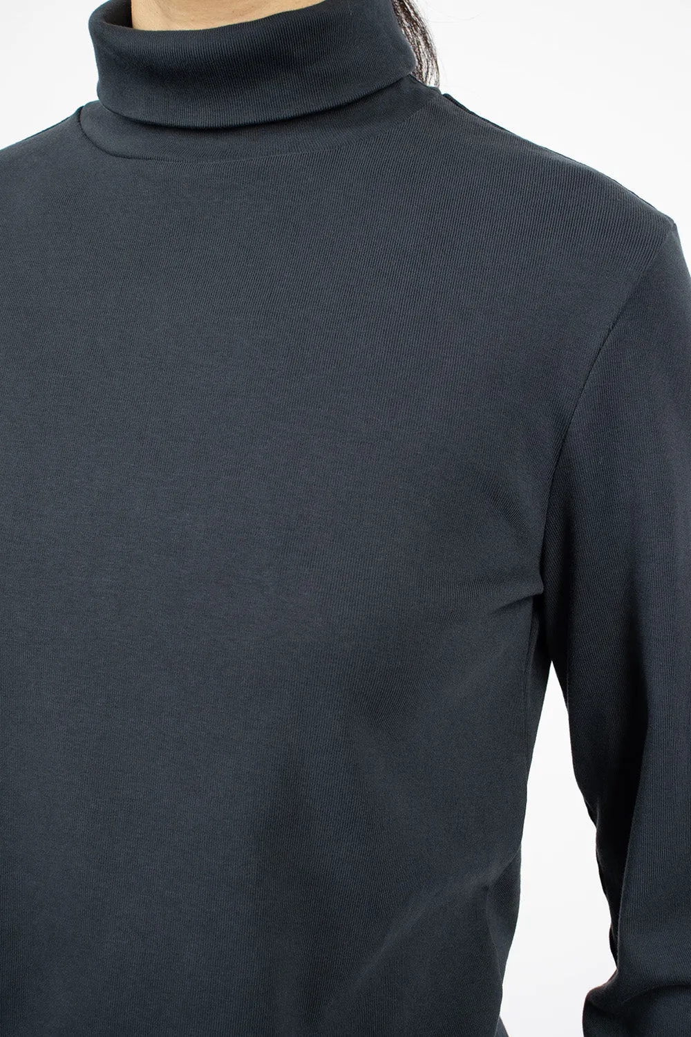 Turtleneck Top Dark Navy