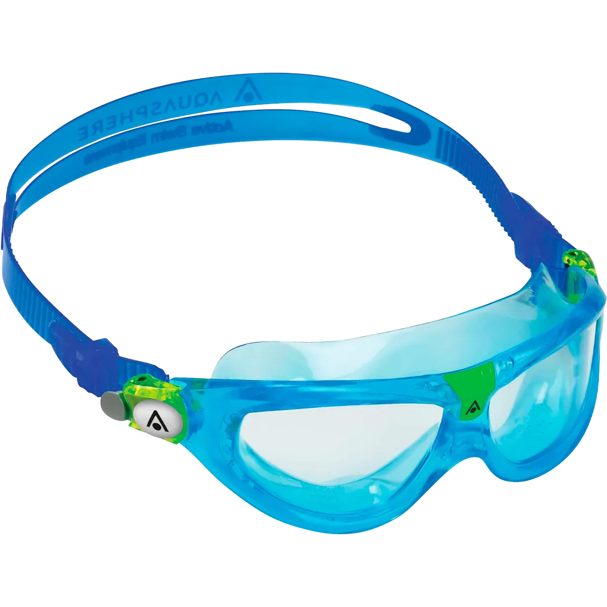 Youth Seal Kid 2 - Aqua/Lime Clear