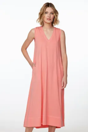 Zaket & Plover - Maxi T Dress - Coral - ZP5533